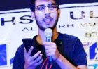 AMU student from Kashmir bags Rashtra Prerna award.