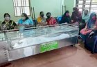 Madrassa opens it's door for the last rites of a Christian women