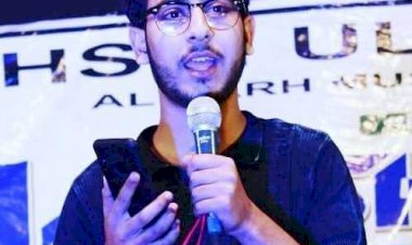 AMU student from Kashmir bags Rashtra Prerna award.
