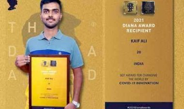 JMI student bags the Diana Award for innovating portable quarantine shelter space