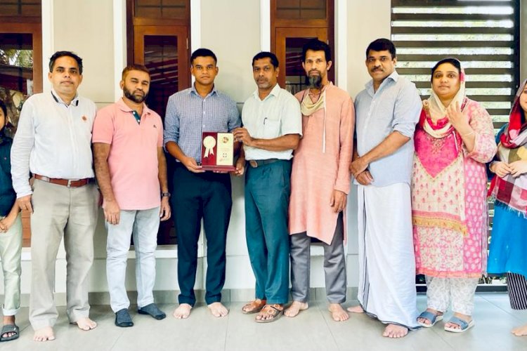 Captain at 24, CIGI felicitates Dr Adhil Hameed Chettiyam